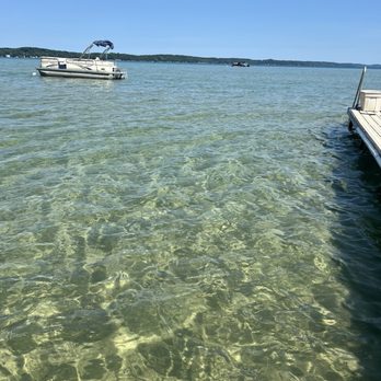 Boat Torch - Beautiful water at the boat dock - Boating Near Me - Rapid City, Michigan