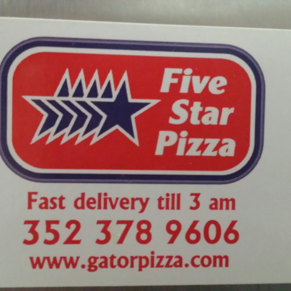 Five * * * * * Five * * * * *