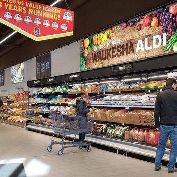 ALDI - Not the cramped Aldi at all. - Grocery Near Me - Waukesha, Wisconsin