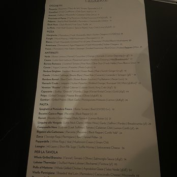 L'Ardente - Dinner Menu - Italian Near Me - Washington, DC, District of Columbia