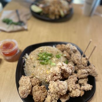 Hiccups - Popcorn Chicken with Rice - Coffee & Tea Near Me - Long Beach, California Hiccups - Popcorn Chicken with Rice - Coffee & Tea Near Me - Long Beach, California