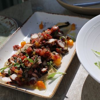 Driftwood Kitchen - Grilled Spanish Octopus - Seafood Near Me - Laguna Beach, California