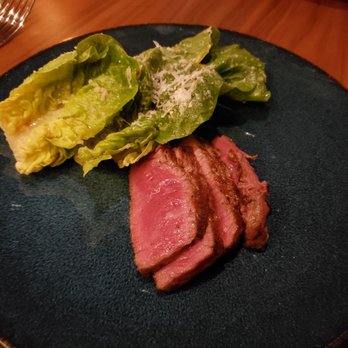 Matu - center cut filet with 47 salad from wagyu 5 course - Steakhouses Near Me - Beverly Hills, California Matu - center cut filet with 47 salad from wagyu 5 course - Steakhouses Near Me - Beverly Hills, California