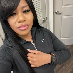 Mybrows Studio & Academy - Lashes, and color in lips from her lip blush no lipstick, except moisturizer.
