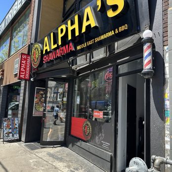 Alpha's Shawarma - Outside signage - Syrian Near Me - Toronto, Ontario Alpha's Shawarma - Outside signage - Syrian Near Me - Toronto, Ontario