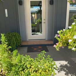 Our beautiful new front door. Our beautiful new front door.