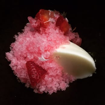 Kato - Buttermilk pudding with rose ice - Taiwanese Near Me - Los Angeles, California Kato - Buttermilk pudding with rose ice - Taiwanese Near Me - Los Angeles, California