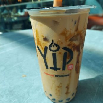 Yip Aventura - Brown sugar Boba with whole milk. - Dim Sum Near Me - Aventura, Florida Yip Aventura - Brown sugar Boba with whole milk. - Dim Sum Near Me - Aventura, Florida