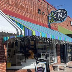 North End Gallery - Our classic awning stands out on Fenwick Street in Leonardtown, MD.