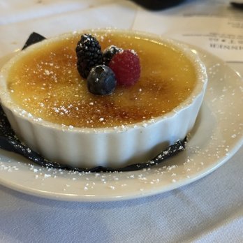 Allegro - Creme brûlée with raspberries in the middle - Italian Near Me - Upland, California