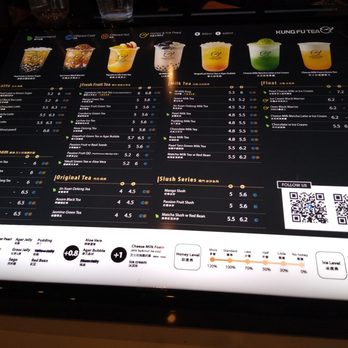 Kung Fu Tea - Menu - Bubble Tea Near Me - Ottawa, Ontario
