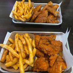 Coop DeVille - 8 piece boneless wings with fries