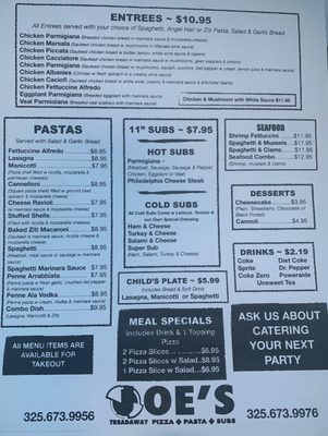 Joe's Pasta & Pizza by null