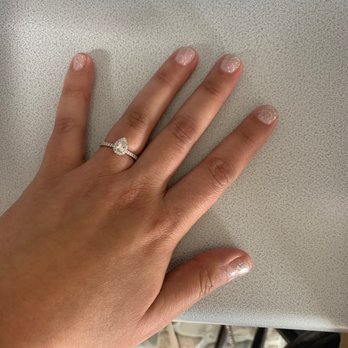 Shining Nails & Spa - Weehawken - Gel Manicure with Sparkles. - Waxing Near Me - Weehawken, New Jersey Shining Nails & Spa - Weehawken - Gel Manicure with Sparkles. - Waxing Near Me - Weehawken, New Jersey