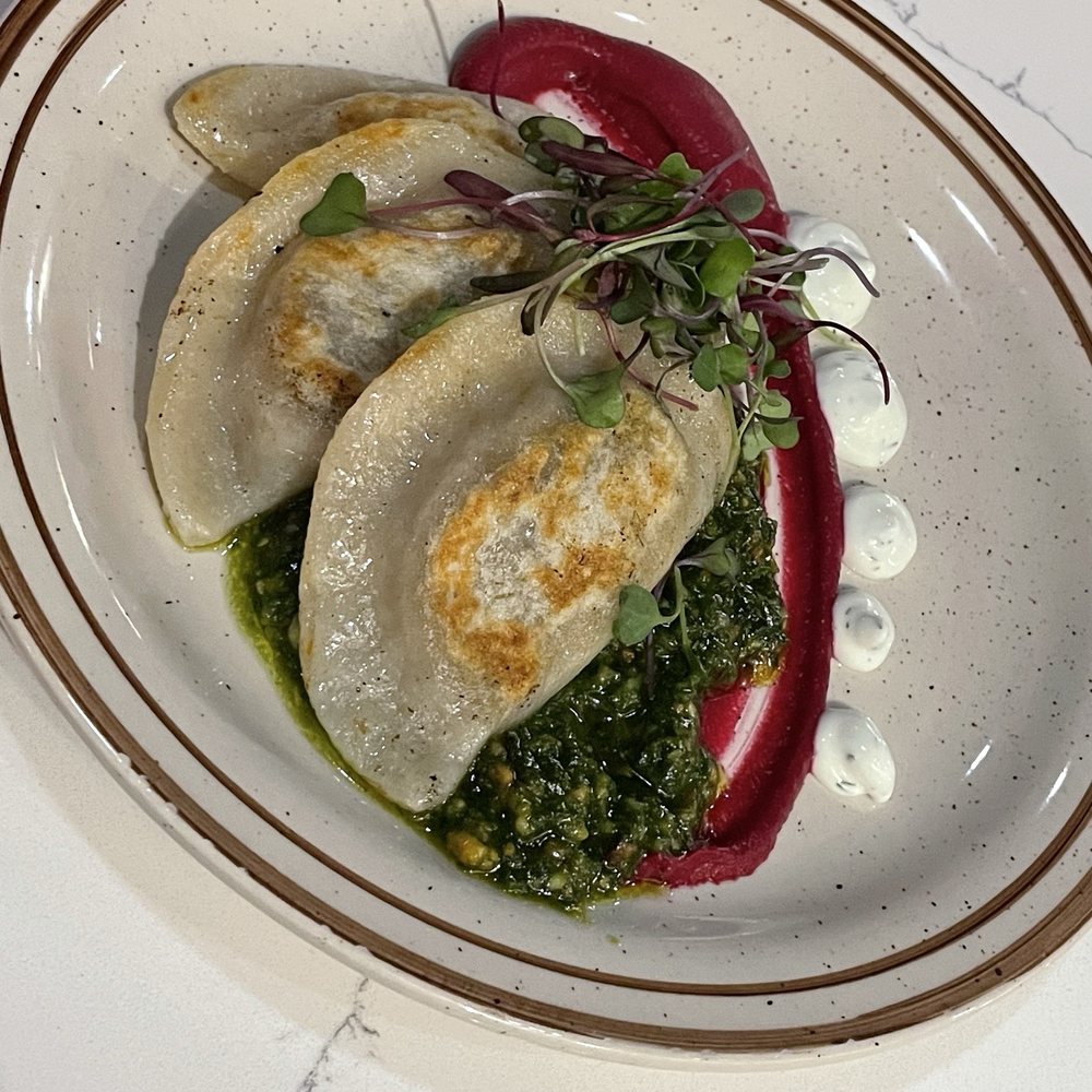 Wagyu pierogis Wagyu pierogis