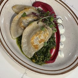 Wagyu pierogis Wagyu pierogis