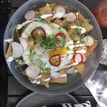 Benchmark - Chilaquiles - New American Near Me - Santa Ana, California