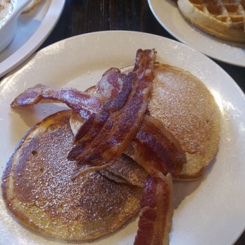 Morrow's - Sweet potato pancakes and bacon - Cajun/Creole Near Me - New Orleans, Louisiana Morrow's - Sweet potato pancakes and bacon - Cajun/Creole Near Me - New Orleans, Louisiana