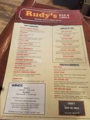 Menu photo 3 Rudy's Bar & Grill Vermilion, OH Menu photo 3 Rudy's Bar & Grill Vermilion, OH