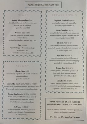 Menu photo 2 Farm Girl London, XGL Menu photo 2 Farm Girl London, XGL
