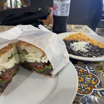 Cafe Xochimilco - Beef milanesa torta. Yum. - Breakfast & Brunch Near Me - Long Island City, New York Cafe Xochimilco - Beef milanesa torta. Yum. - Breakfast & Brunch Near Me - Long Island City, New York