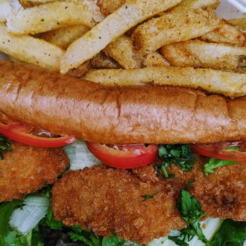 Brown Bag Seafood - CLT - Cod Lettuce Tomato + Yummilious Fries - Seafood Near Me - Chicago, Illinois Brown Bag Seafood - CLT - Cod Lettuce Tomato + Yummilious Fries - Seafood Near Me - Chicago, Illinois