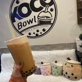 Cafe Koco Bowl - Thai Green Tea with Boba - Coffee & Tea Near Me - Morton Grove, Illinois