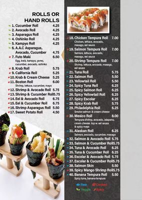 Menu photo 1 Hanabi Sushi Hibachi Ramen Hudson, FL