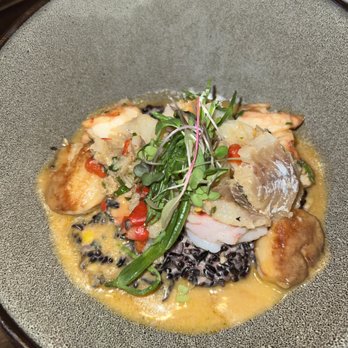 HAVEN Riverfront Restaurant & Bar - Seafood Risotto (~$46) - New American Near Me - Edgewater, New Jersey HAVEN Riverfront Restaurant & Bar - Seafood Risotto (~$46) - New American Near Me - Edgewater, New Jersey