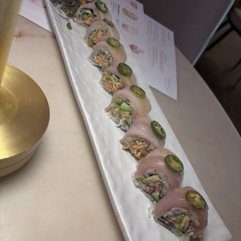 Nova Kitchen & Bar - Double Hamachi Roll - Asian Fusion Near Me - Garden Grove, California Nova Kitchen & Bar - Double Hamachi Roll - Asian Fusion Near Me - Garden Grove, California