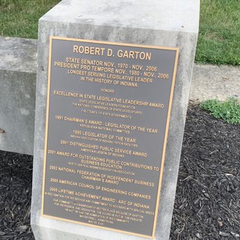 Robert D Garton Veterans Plaza - Garton's notable accomplishments. - Parks Near Me - Columbus, Indiana Robert D Garton Veterans Plaza - Garton's notable accomplishments. - Parks Near Me - Columbus, Indiana