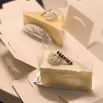 Elvin's Bakery - From left to right: lilikoi slice ($4.95), lychee slice ($4.95) - Bakeries Near Me - Honolulu, Hawaii