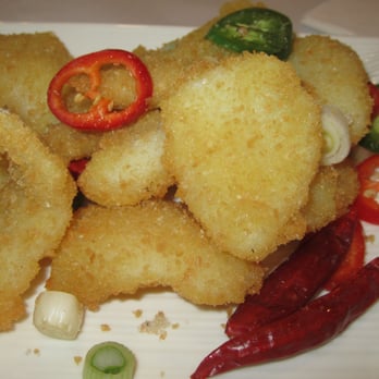 Golden Sand Harbor - salt & pepper calamari-salty & tender, but no tentacles - Dim Sum Near Me - Dublin, California Golden Sand Harbor - salt & pepper calamari-salty & tender, but no tentacles - Dim Sum Near Me - Dublin, California