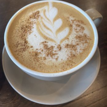 Namu Kitchen - Vanilla oat milk latte; sprinkled with cinnamon - Breakfast & Brunch Near Me - West Covina, California Namu Kitchen - Vanilla oat milk latte; sprinkled with cinnamon - Breakfast & Brunch Near Me - West Covina, California