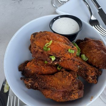 The Watch Rooftop Kitchen & Spirits - Chicken wings 7/10 - New American Near Me - Charleston, South Carolina The Watch Rooftop Kitchen & Spirits - Chicken wings 7/10 - New American Near Me - Charleston, South Carolina