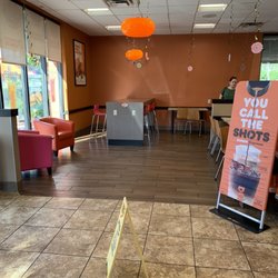 Dunkin' - Inside seating area
