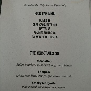Kingbird - Happy hour Menu - Breakfast & Brunch Near Me - Washington, DC, District of Columbia