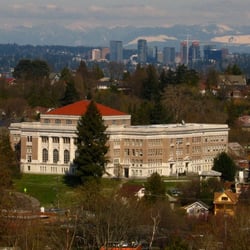 Franklin High School - View from Beacon Hill.