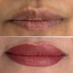 The Boujee Ink Studio PMU - Dark lip neutralization