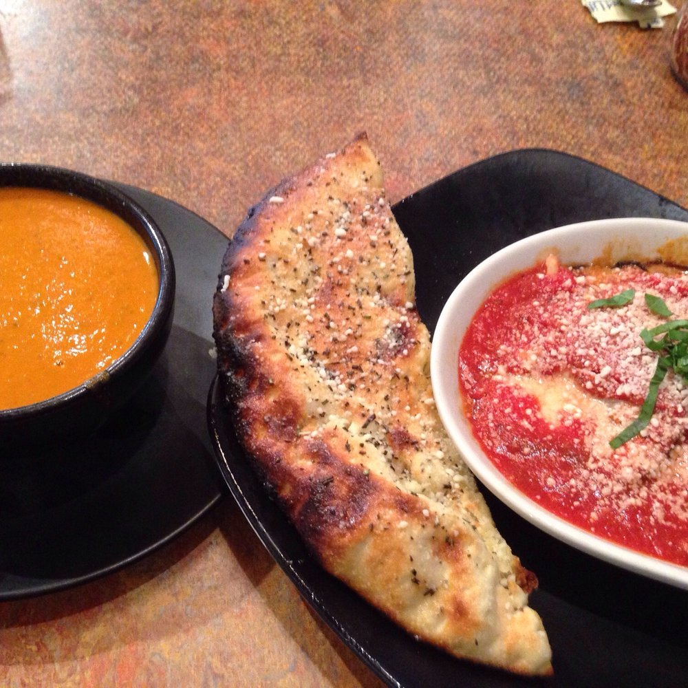 SPIN! Pizza - Lunch tomato bisque and eggplant - Pizza Near Me - Lee's Summit, Missouri SPIN! Pizza - Lunch tomato bisque and eggplant - Pizza Near Me - Lee's Summit, Missouri