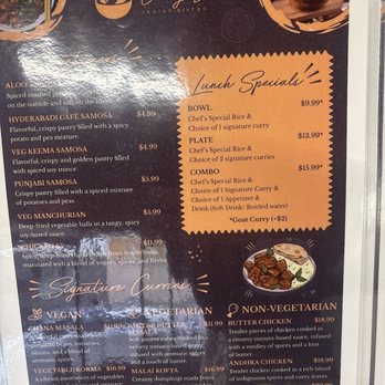 Curry Bowl - Menu - Indian Near Me - El Paso, Texas Curry Bowl - Menu - Indian Near Me - El Paso, Texas
