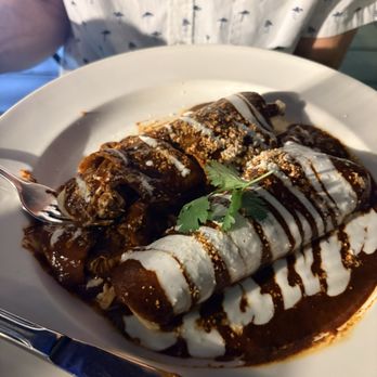 Las Brisas - CHICKEN MOLE ENCHILADAS - Mexican Near Me - Laguna Beach, California Las Brisas - CHICKEN MOLE ENCHILADAS - Mexican Near Me - Laguna Beach, California