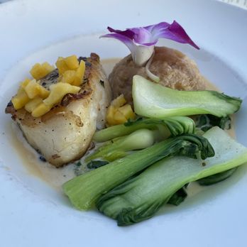 Geoffrey's Malibu - Pan Seared Chilean Sea Bass - Seafood Near Me - Malibu, California Geoffrey's Malibu - Pan Seared Chilean Sea Bass - Seafood Near Me - Malibu, California