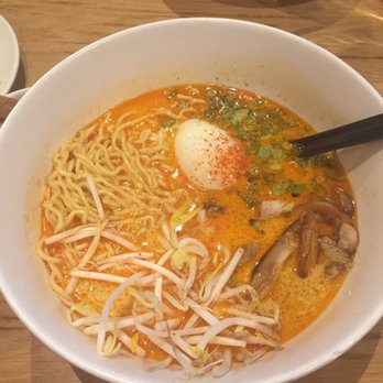 Uncle - Spicy chicken ramen, their post popular. Added tofu to mine as well (not pictured). Wish it was spicier, but otherwise, broth was perfection - Asian Fusion Near Me - Denver, Colorado