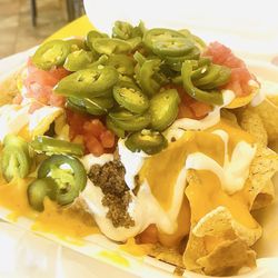 Taco Casa - Nachos (nah-cho-s)  AKA "Nahcho Cowboy Messe Nachos"  (messy Nah-cho-s) OuiOui yum yum yum yum :)...