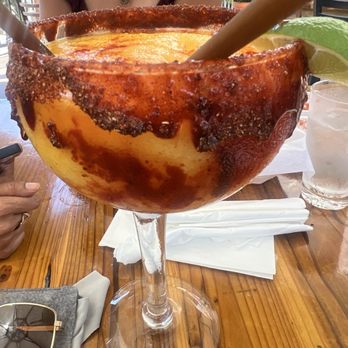 Estrella's - OMG chamoy mango margarita - Mexican Near Me - Fallbrook, California