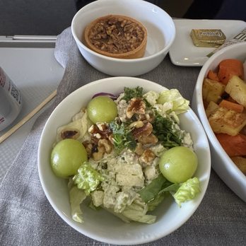 American Airlines - Salad, Business Class Lunch, Miami to Antigua - Airlines Near Me - Miami, Florida