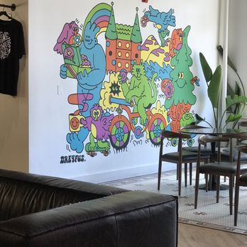 Guru Donuts - Cool mural inside Guru in Boise, ID - Donuts Near Me - Boise, Idaho
