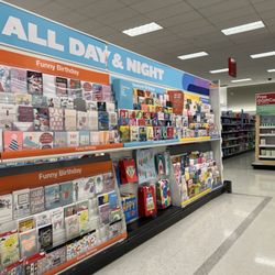 Target - View of the greeting cards area.
