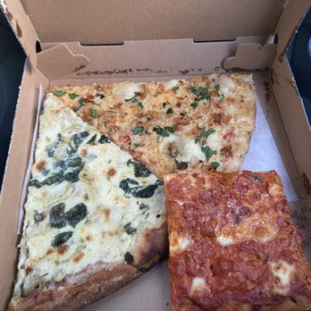 Artichoke Basille's Pizza - Artichoke Slice, Crab Slice and vodka slice - Pizza Near Me - Hoboken, New Jersey